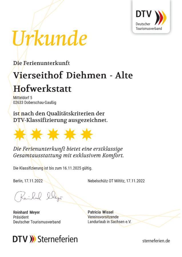 Alte Hofwerkstatt Lägenhet Gaußig Exteriör bild